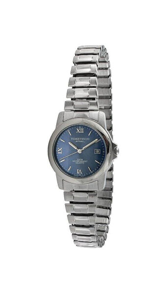 Women's Stainless Steel Blue Dial Expansion Watch