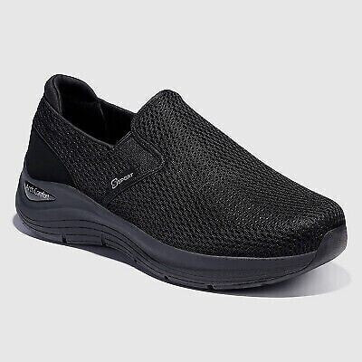 S Sport By Skechers Men's Porter Slip-On Arch Support Sneakers - Black 7