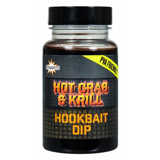 DYNAMITE BAITS Hot Crab&Krill 100ml Liquid Bait Additive