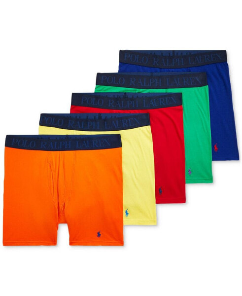 Men's 5-Pack Cotton-Blend Boxer Briefs