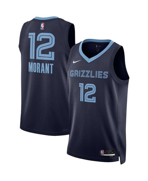 Men's and Women's Ja Morant Navy Memphis Grizzlies Swingman Jersey - Icon Edition