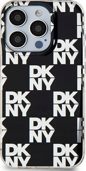 DKNY DKNY DKHCP15SHDLCEK iPhone 15 / 14 / 13 6.1" czarny/black hardcase IML Checkered Mono Pattern