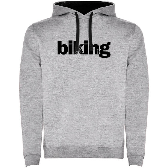 KRUSKIS Word Biking Two-Colour hoodie