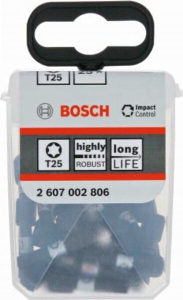 Bosch końcówka wkręcająca udarowa T25 x 25mm 25 sztuk (2607002806)