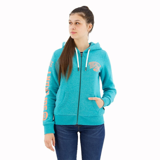 SUPERDRY Super Athletic Graphic full zip sweatshirt