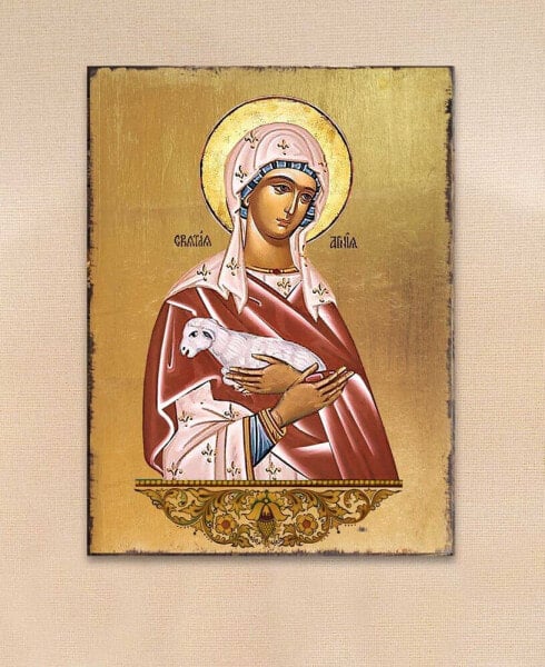 Saint Agnia 16" x 12"