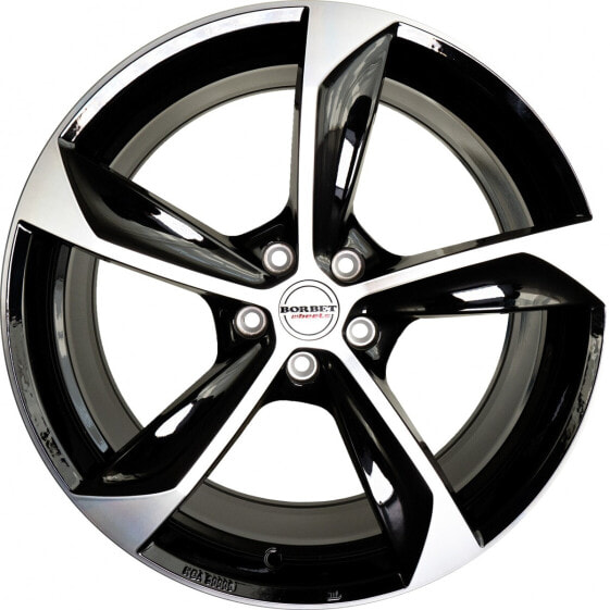 Колесный диск литой Borbet S black polished glossy 9x20 ET35 - LK5/112 ML66.5
