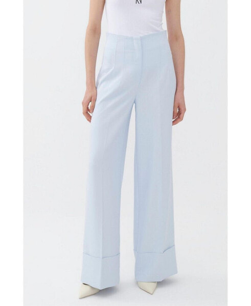 Women's High-Waist Flowy Palazzo Pants