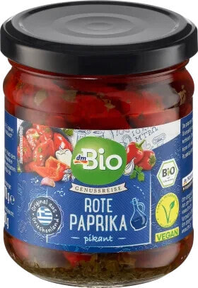 Rote Paprika in Kräuteröl, 170 g