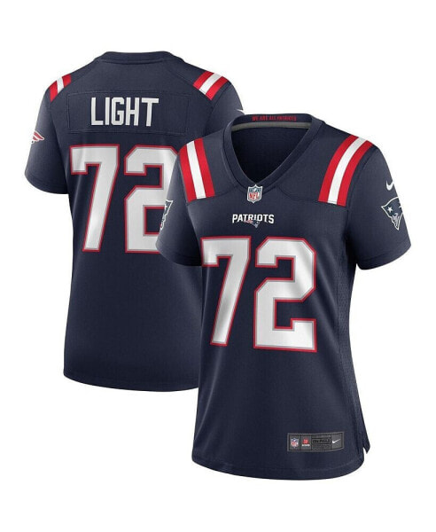 Women's Matt Light Navy New England Patriots Game Retired Player Jersey