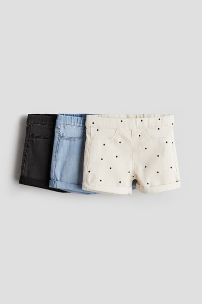 3-pack Denim Shorts