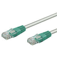 Goobay PATCH-C5XU 05 GR - 0.5m Cat.5e U/UTP-CROSS-Netzwerkkabel - Cable - Network