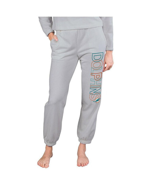 Women's Gray Miami Dolphins Sunray French Terry Pants