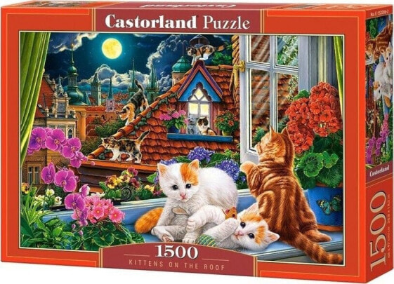 Castorland Puzzle 1500 element?w Kotki na dachu