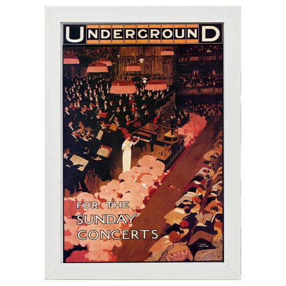 Bilderrahmen Poster 1912 Concerts