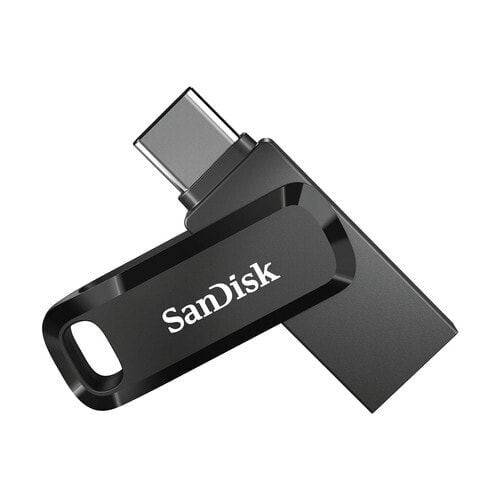 USB флеш-накопитель SanDisk Ultra Dual Drive Go - 32 ГБ - USB Type-A / USB Type-C - 3.2 Gen 1 (3.1 Gen 1) - 150 МБ/с - Drehring - Черный