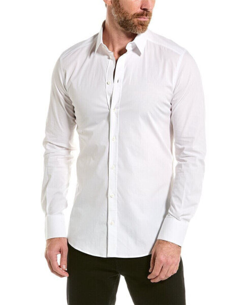 Dolce & Gabbana Gold Dress Shirt Men's White 43