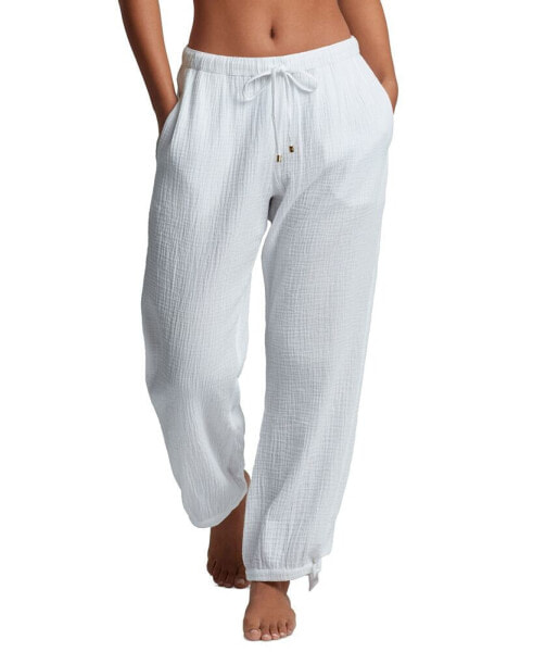 Women's Cotton Pull-On Cover-Up Pants