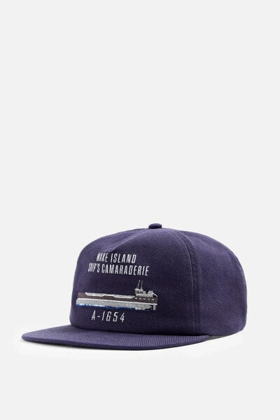 FLAT PEAK EMBROIDERED CAP