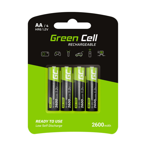 Green Cell AA NiMH 1.2V 2600mAh - 4 шт.