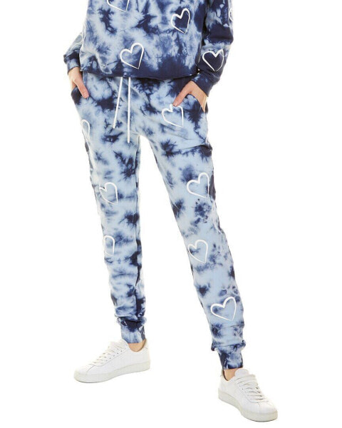 Chrldr Angled Hearts Sweatpant Women's Blue Xs