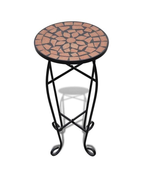 Столик для цветов vidaXL mosaic Side Table Terracotta