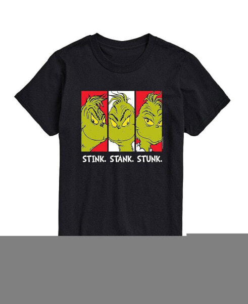 Men's Dr. Seuss The Grinch Stink Stank Stunk Graphic T-shirt