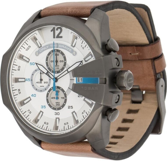 Diesel Chief Series Men's Chronograph Watch with Silicone, Stainless Steel or Leather Strap