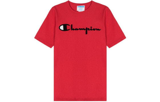 Champion 草写logoT恤 美版 男女同款 红色 / Футболка Champion GT19-2 T-Shirt