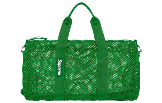 Сумка для путешествий Supreme SS23 новая модель с логотипом молния разделитель сетчатая подкладка универсальная сумка для руководителей для пары мужчин и женщин зеленый