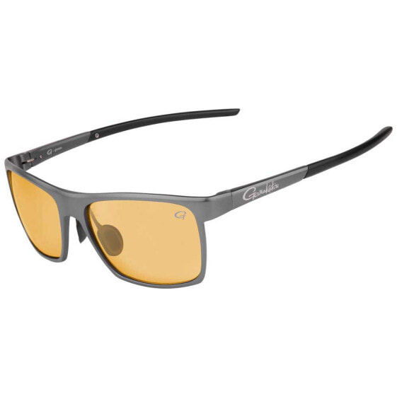 Мужские очки солнцезащитные серые желтые вайфареры GAMAKATSU G- Alu Polarized Sunglasses