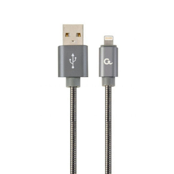 Кабель с подсветкой Cablexpert CC-USB2S-AMLM-2M-BG