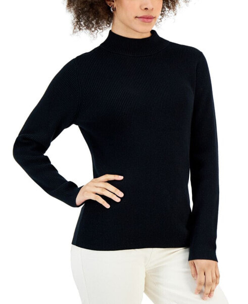 Women's Mock-Neck Sweater, Created for Macy's