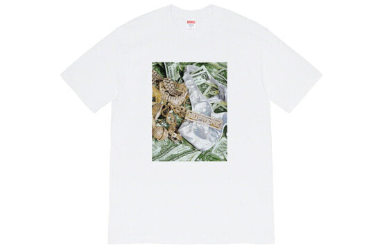 Футболка Supreme SS20 Week 1 Bling Tee 白 цвет 男女同款