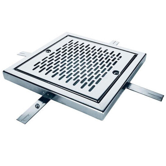 ASTRALPOOL 00287 500x500mm AISI304 drain grille in stainless steel