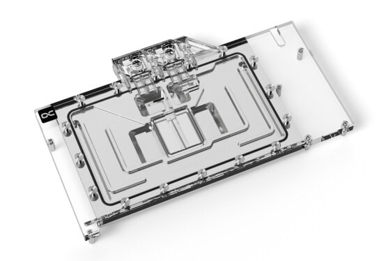 Alphacool Eisblock Aurora - Water block + Backplate - Acrylic - Aluminium - Cooper - Transparent - 3-Pin JST - 1/4" - Graphics card