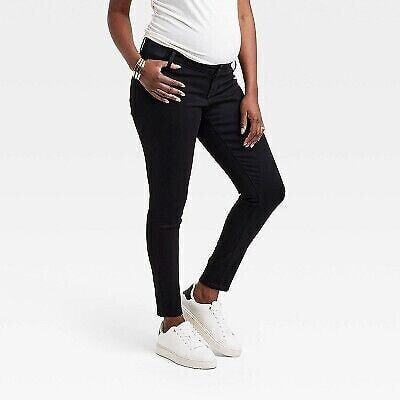 High-Rise Under Belly Skinny Maternity Pants - Isabel Maternity by Ingrid &