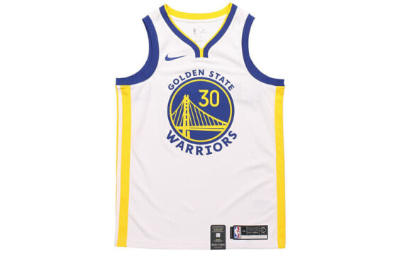 Футболка баскетбольная Nike NBA Swingman Jersey Golden State Warriors Curry 30 мужская белая