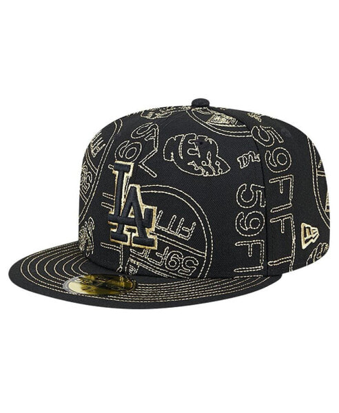 Головной убор мужской New Era Los Angeles Dodgers 59FIFTY черный