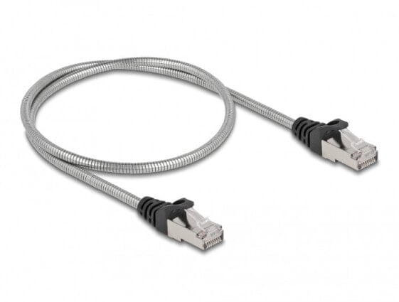 Delock 80107 - 0.5 m - Cat6a - U/FTP (STP) - RJ-45 - RJ-45