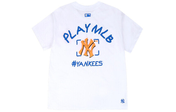 MLB 纽约洋基队 圆领短袖T恤 男女同款 白色 / Футболка MLB 31TS06031-50W