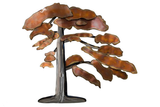 Wanddeko Metall Rusty Bonsai