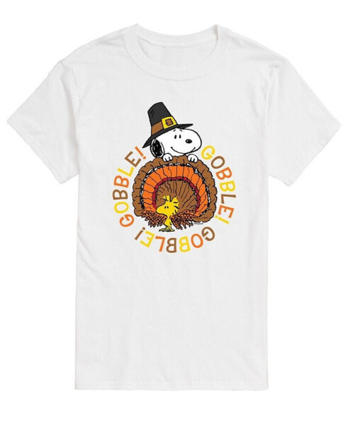 Men's Short Sleeve Peanuts Gobble Gobble T-shirt