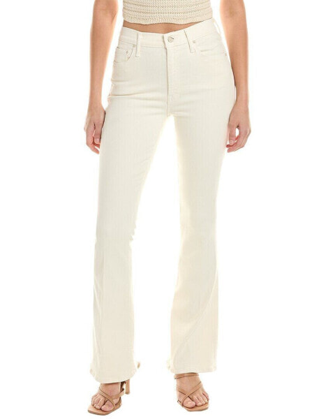 Mother Denim High-Waist Weekender Skimp Marshmellow Flare Jean Women's White 34