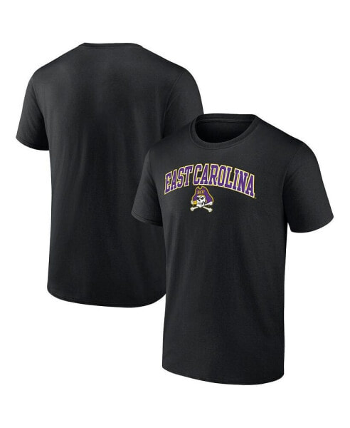 Men's Black ECU Pirates Campus T-shirt