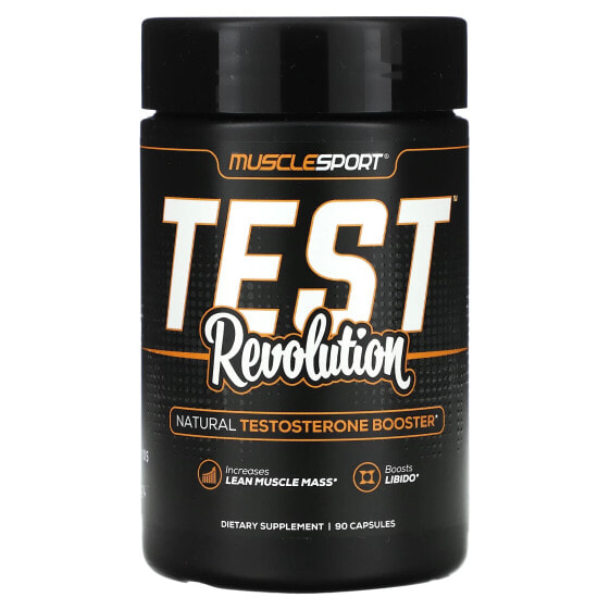 Витамины и БАДы для мужского здоровья MuscleSport Test Revolution, 90 капсул
