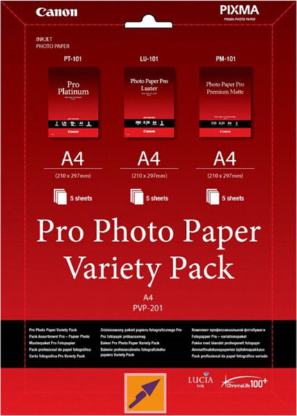 Canon Canon PVP-201 PRO, A4 fotopapir Variety Pack - 39119140