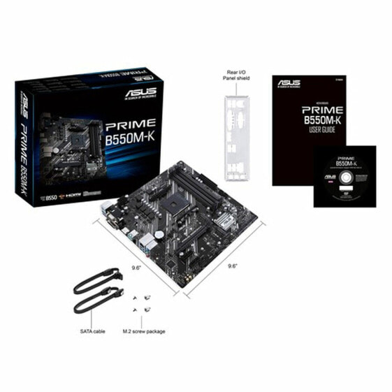 Материнская плата Asus PRIME B550M K mATX AM4 AMD B550 AMD AMD AM4