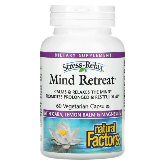 Stress-Relax, Mind Retreat, 60 Vegetarian Capsules