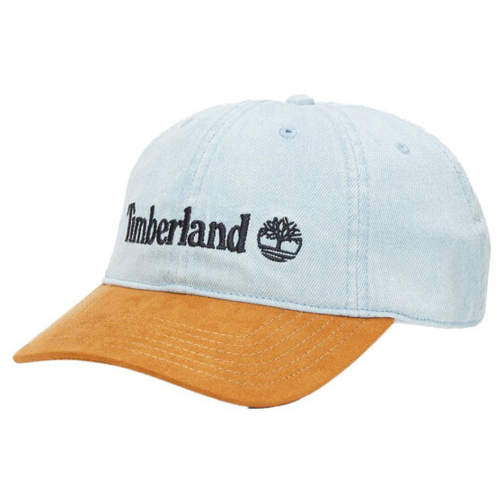 TIMBERLAND Denim Faux Suede Brim Cap